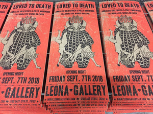 New Exhibition: Loved to Death collaborative work of Annalise Gratovich and Polly Morwood