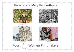 New Exhibition: Four Texas Women Printmakers at the University of Mary Hardin Baylor